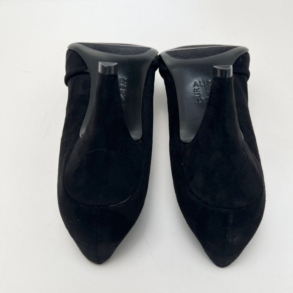 NATURALIZER Margret Pointed Toe Pump Suede-like Black Fabric 8.5 M NWB - Picture 6 of 8